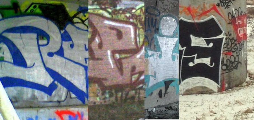 Graffiti Bombing in Voskresensk, Moscow Oblast - Photo by Reis056 - Reis (2014)