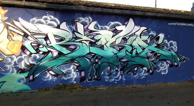Graffiti Wall - Photo by Reka - 5zwo4, köds, reka