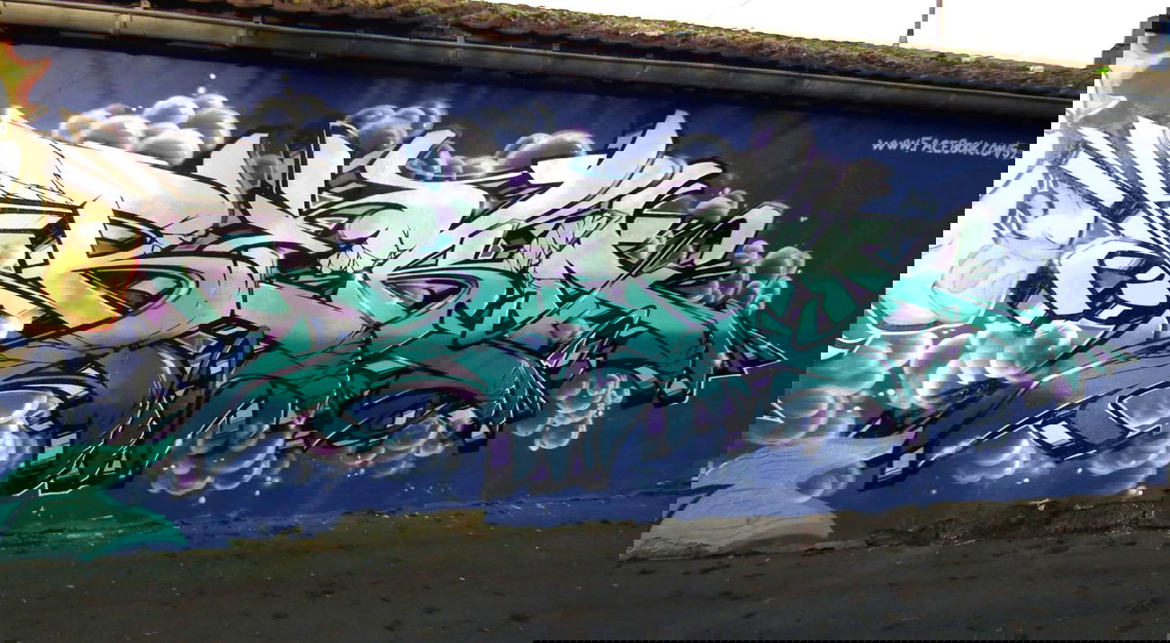 Graffiti Wall - Photo by Reka - 5zwo4, köds, reka