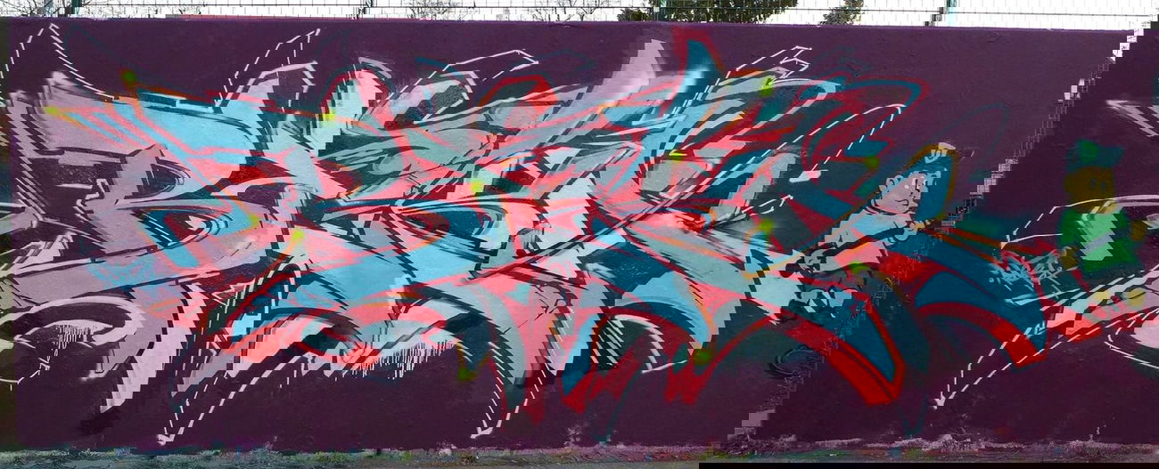 Graffiti Wall - Photo by Reka - 5zwo4, köds, reka