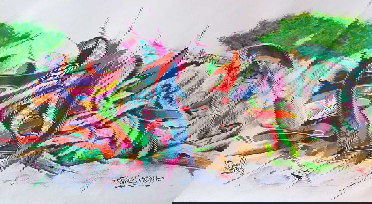 Graffiti Sketch - Photo by Reka - Final, Reka, Rekas (2015)