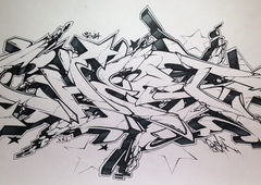 Graffiti Sketch - Photo by Reka