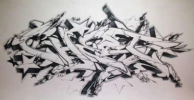 Graffiti Sketch - Photo by Reka