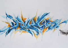 Graffiti Sketch - Photo by Reka - 5zwo4, 524, reka (2015)