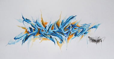 Graffiti Sketch - Photo by Reka - 5zwo4, 524, reka (2015)