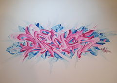Graffiti Sketch - Photo by Reka - reka, rekas, drugs (2015)