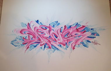 Graffiti Sketch - Photo by Reka - reka, rekas, drugs (2015)