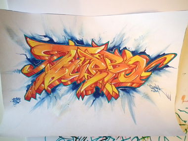 Graffiti Sketch - Photo by Reka - turbo, reka, rekas (2015)
