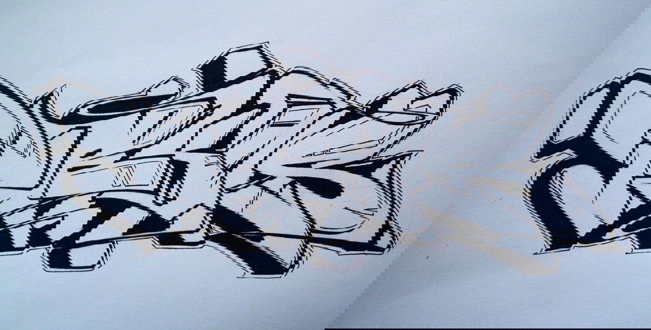 Graffiti Sketch - Photo by Reka - 5zwo4, köds, reka