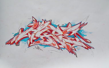 Graffiti Sketch - Photo by Reka - Reka, rekas, köds (2015)