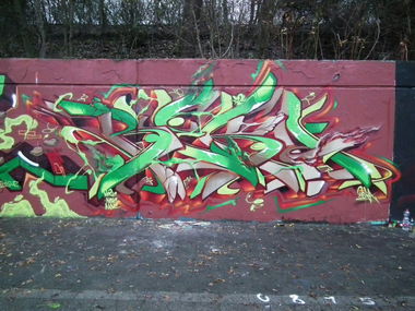 Graffiti Wall - Photo by Reka - 5zwo4, köds, reka