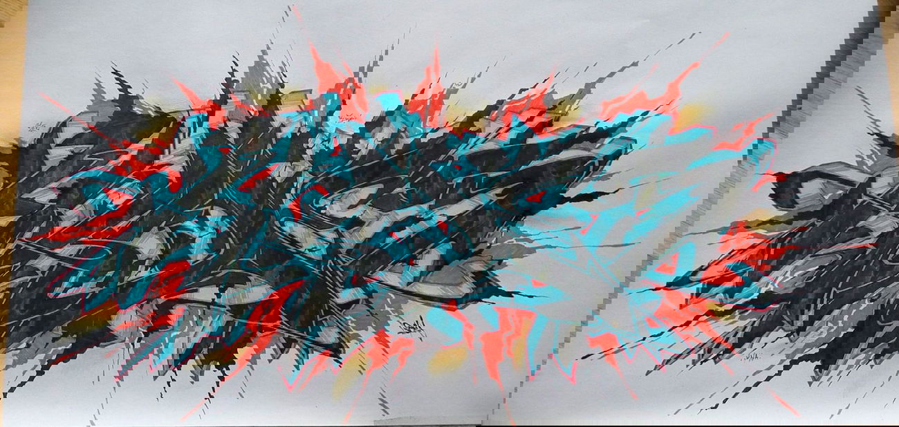 Graffiti Sketch - Photo by Reka - reka, rekas, hades (2015)