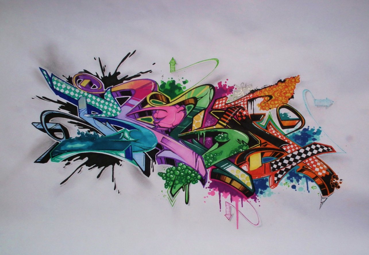 Graffiti Wall - Photo by Reka - 5zwo4, köds, reka