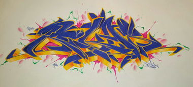 Graffiti Sketch - Photo by Reka - reka, rekas, 524 (2015)