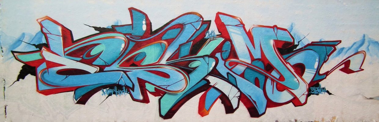 Graffiti Wall - Photo by Reka - 5zwo4, köds, reka
