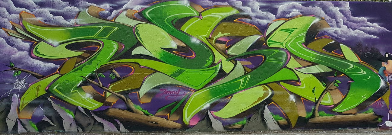 Graffiti Wall - Photo by Reka - reka, rekas, köds (2017)