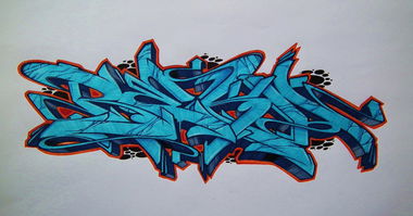 Graffiti Sketch - Photo by Reka - 5zwo4, köds, reka