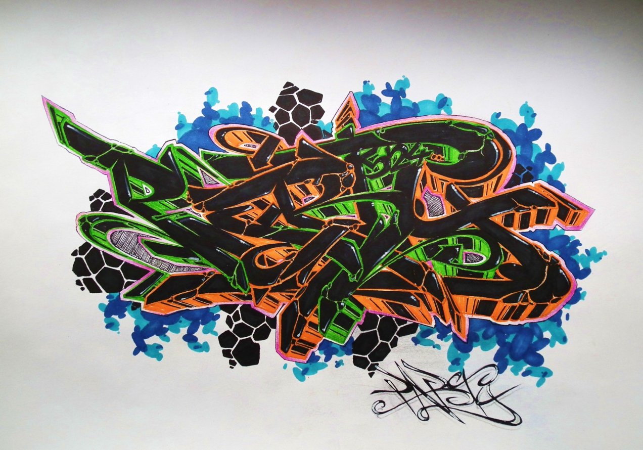Graffiti Wall - Photo by Reka - 5zwo4, köds, reka