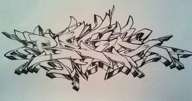 Graffiti Wall - Photo by Reka - 5zwo4, köds, reka