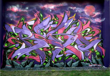 Graffiti Wall - Photo by Reka - 5zwo4, köds, reka