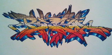 Graffiti Wall - Photo by Reka - 5zwo4, köds, reka