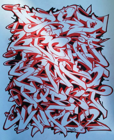 Graffiti Sketch - Photo by Reka - 5zwo4, köds, reka