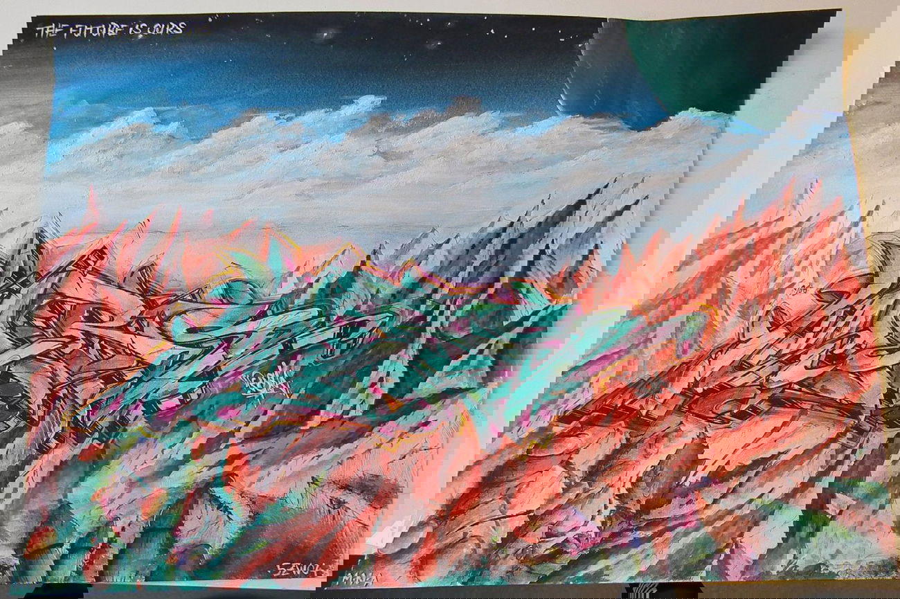 Graffiti Sketch - Photo by Reka - mars, reka, rekas (2015)