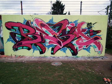 Graffiti Wall - Photo by Reka - 5zwo4, köds, reka