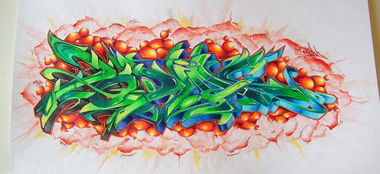 Graffiti Sketch - Photo by Reka - Zodiac, reka, rekas (2015)