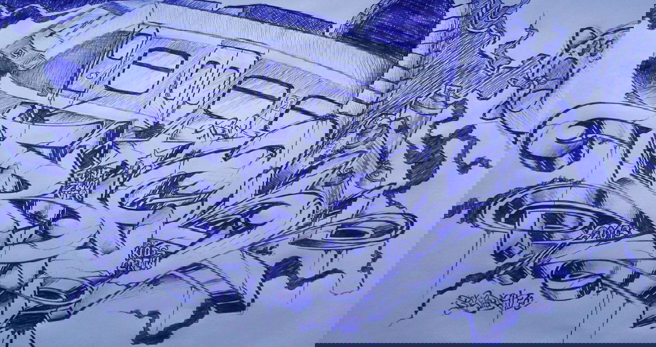 Graffiti Sketch - Photo by Reka - 5zwo4, köds, reka