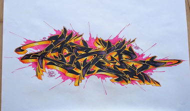 Graffiti Sketch - Photo by Reka - Reka, 5zwo4, 524 (2015)