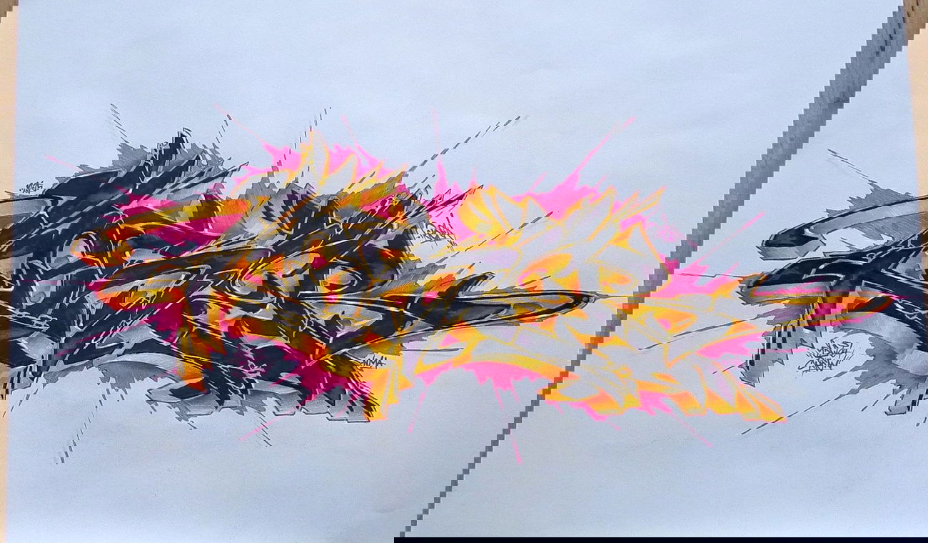 Graffiti Sketch - Photo by Reka - Reka, 5zwo4, 524 (2015)