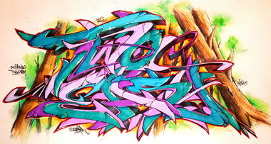 Graffiti Sketch - Photo by Reka - reka, rekas (2015)