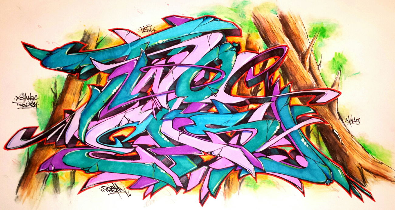 Graffiti Sketch - Photo by Reka - reka, rekas (2015)