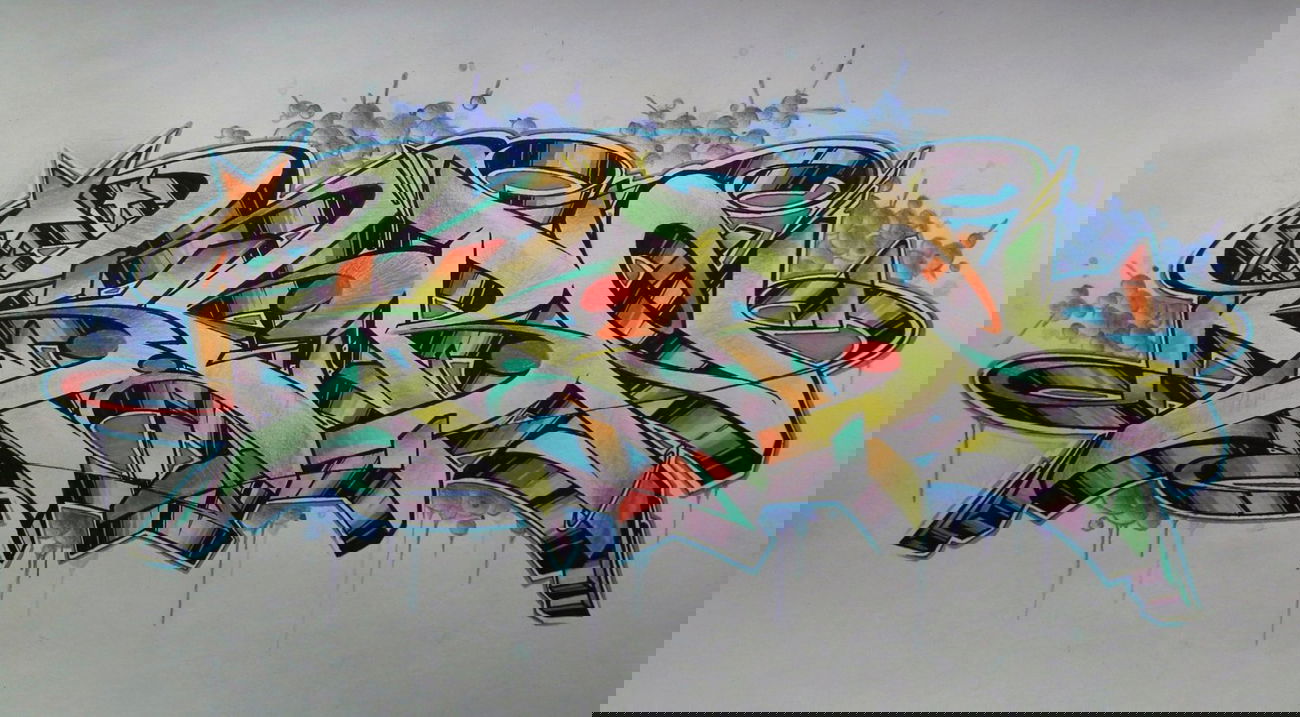 Graffiti Wall - Photo by Reka - 5zwo4, köds, reka