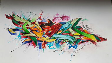 Graffiti Sketch - Photo by Reka - reka, rekas, 5zwo4 (2016)