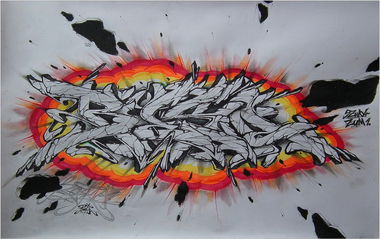 Graffiti Wall - Photo by Reka - 5zwo4, köds, reka