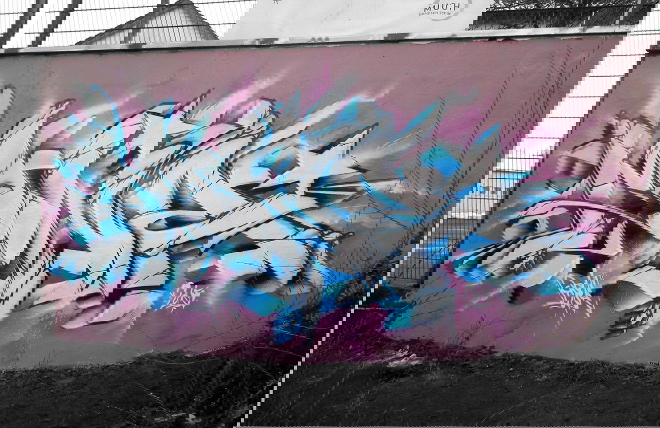 Graffiti Wall in Rhein-Sieg-Kreis - Photo by Reka - reka, 5zwo4, köds (2015)