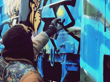 Graffiti Train - Photo by RemesTbws (2016)