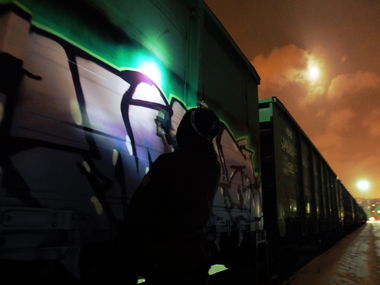 Graffiti Train - Photo by RemesTbws (2016)