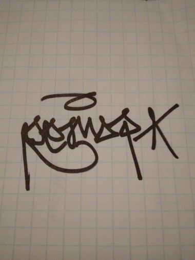 Graffiti Sketch - Photo by RemosBalans (2018)