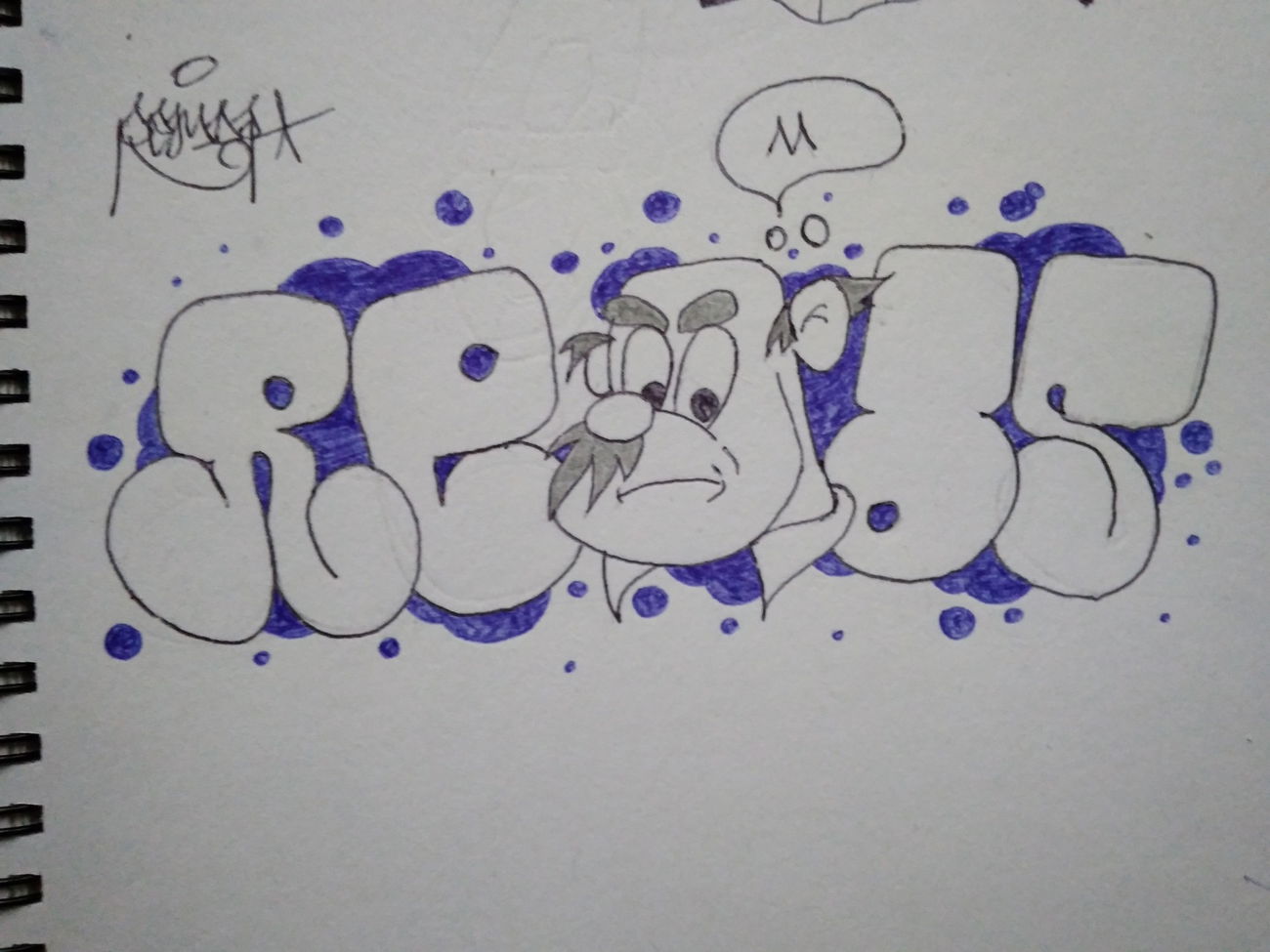 Graffiti Sketch - Photo by RemosBalans (2018)