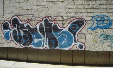 Graffiti Bombing - Photo by Rems