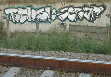 Graffiti Bombing - Photo by Rems