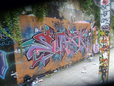 Graffiti Wall - Photo by RemsGT - Sarp, Rems, Gütersloh (2012)