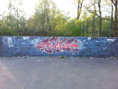 Graffiti Wall - Photo by RemsGT - Rems, Gütersloh, Avenwedde (2013)