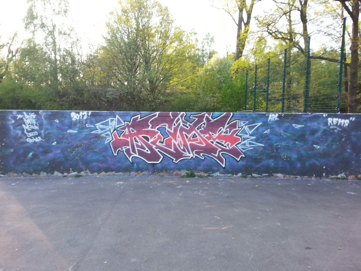 Graffiti Wall - Photo by RemsGT - Rems, Gütersloh, Avenwedde (2013)