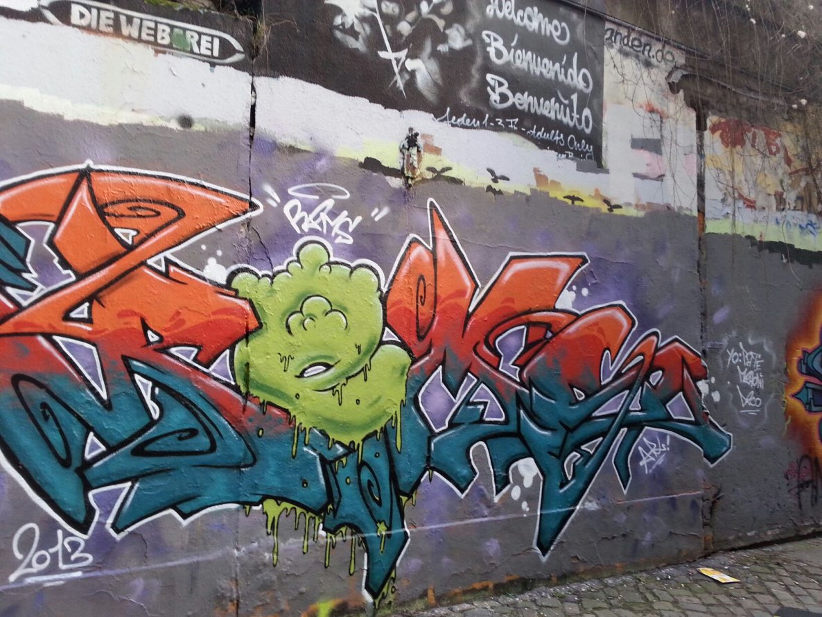 Graffiti Wall - Photo by RemsGT - Rems, Gütersloh, Weberei (2013)