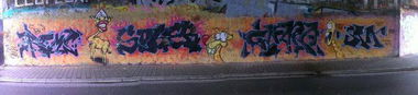 Graffiti Wall - Photo by RemsGT - Rems, Sober, Serum (2013)