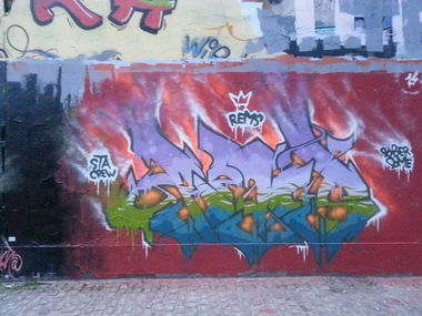 Graffiti Wall - Photo by RemsGT - rems, sta, gütersloh (2014)